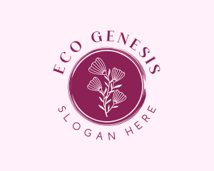 Floral Spa Wellness logo design