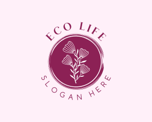 Floral Spa Wellness logo design