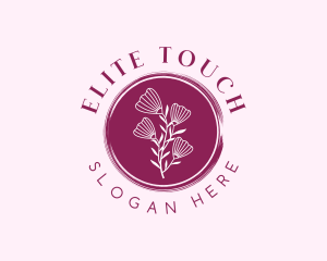 Floral Spa Wellness logo design