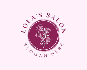 Floral Spa Wellness logo design