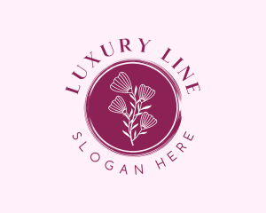 Floral Spa Wellness logo design