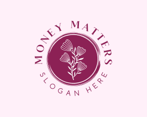 Floral Spa Wellness logo design