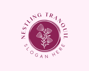 Floral Spa Wellness logo design