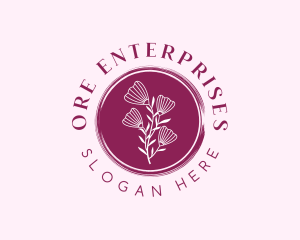 Floral Spa Wellness logo design