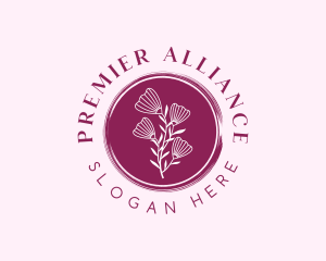 Floral Spa Wellness logo design