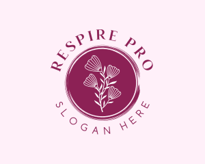 Floral Spa Wellness logo design