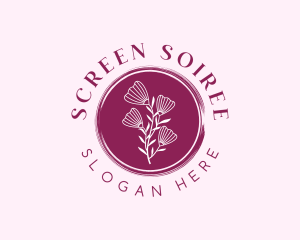 Floral Spa Wellness logo design