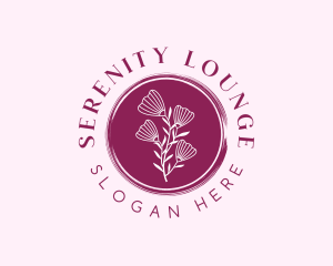 Floral Spa Wellness logo design