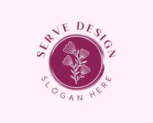 Floral Spa Wellness logo design