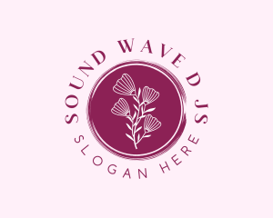 Floral Spa Wellness logo design