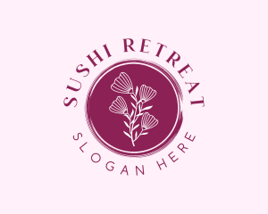 Floral Spa Wellness logo design