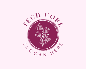 Floral Spa Wellness logo design