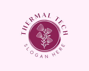 Floral Spa Wellness logo design