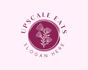 Floral Spa Wellness logo design