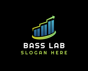 Graph Sales Growth logo design