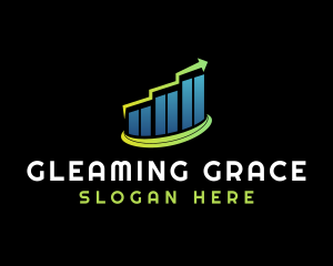 Graph Sales Growth logo design