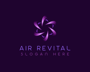 HVAC Air Ventilation logo design