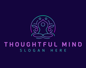 Wellness Meditation Yoga logo design