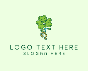 Happy Shamrock Clover  logo