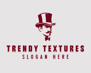 Gentleman Tophat Fashion Logo