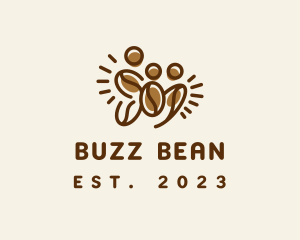 Coffee Bean Family  logo design