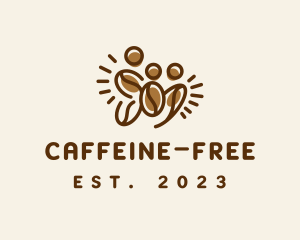 Coffee Bean Family  logo design