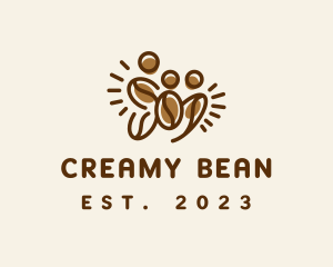 Coffee Bean Family  logo design