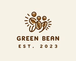 Coffee Bean Family  logo design