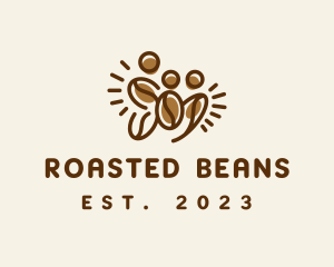 Coffee Bean Family  logo design