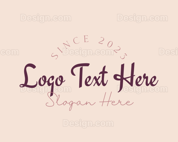 Elegant Feminine Business Logo