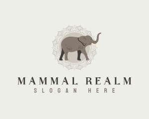Mandala Elephant Zoo logo
