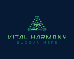 Software Digital Triangle logo design