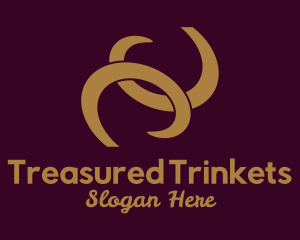 Gold Earrings Jewelry  logo