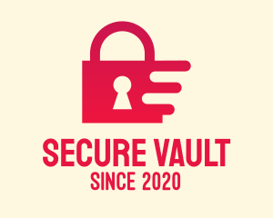 Digital Security Lock logo design