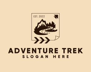 Mountain Trek Hiking logo design