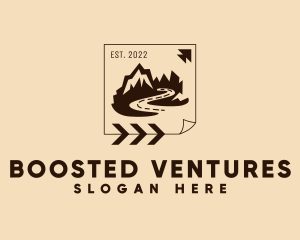 Mountain Trek Hiking logo design