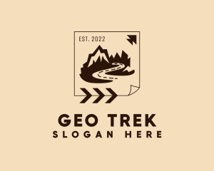 Mountain Trek Hiking logo design