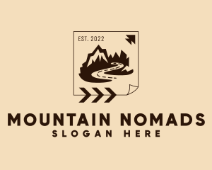 Mountain Trek Hiking logo design