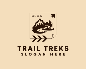 Mountain Trek Hiking logo design