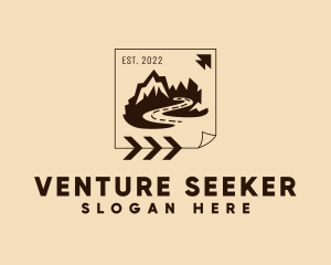 Mountain Trek Hiking logo design