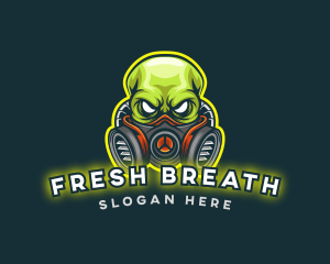 Gas Mask Gaming logo design