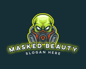 Gas Mask Gaming logo design