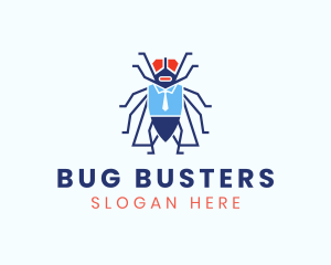 Business Fly Bug  logo design