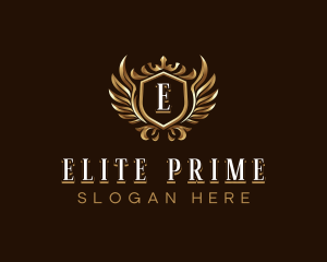 Premium Crown Wings logo design