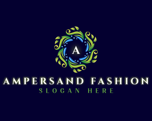 Eco Leaf Fashion logo design