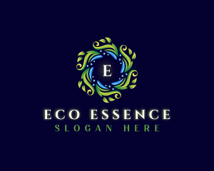 Eco Leaf Fashion logo design