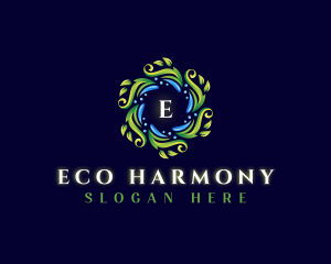 Eco Leaf Fashion logo design