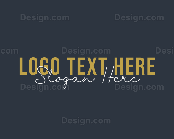 Retro Fashion Business Logo