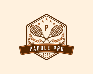 Paddle Tennis Club logo design