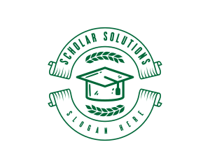 Graduation Scholar Education logo design